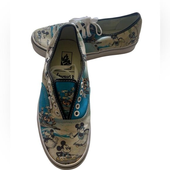 Vans X Disney Aloha Beach Hawaii Authentic Mickey Minnie Goofy - Picture 4 of 6